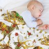 DSANE Christmas Reindeer 1 Christmas Throw Blanket Soft Fleece Christmas Blanket Cozy Flannel Throw for Couch Bed - 4 of 4