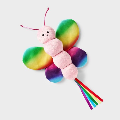 Pride Butterfly Kicker Plush Cat Toy : Target
