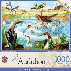 MasterPieces 1000 Piece Jigsaw Puzzle for Adults - Harmony of Birds and Stream - 19.25"x26.75" - 1 of 4