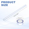 Unique Bargains High Impact Rigid Clear Pipe 1 Pc - 2 of 4