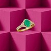 Ross-Simons 1.30 Carat Emerald and .40 ct. t.w. Diamond Ring in 14kt Yellow Gold - 4 of 4