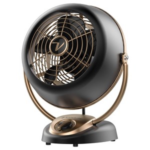 Vornado Vfan Alchemy Vortex Fan: Portable Tabletop Fan for Rooms, Quiet Operation, Adjustable Tilt, 5 Speeds, Black - 1 of 4