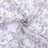 INSPIRE CHIC Women's Floral Stripes Printed Square Cotton Blended Gauze Neck Scarves 1Pc - 4 of 4