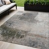 HomeRoots 5' X 8' Beige And Gray Abstract Washable Indoor Outdoor Area Rug - 2 of 4