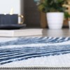 Contemporary Abstract Spray Print Area Rug Ultra Thin Low Pile Machine Washable Stain Resistant Non Slip Non Shedding Floor Carpet - 4 of 4