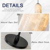 ALOADECOR Modern Farmhouse Natural Capiz Seashell Single Pendant Light Coastal Cylinder Hanging Light For Kitchen and Dining Room£¨2-Pack£© - 4 of 4