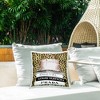 Stupell Industries Glam Handbag Fashion Book Stack Cheetah Pattern Outdoor Decorative Throw Pillow, 18 x 18 - 3 of 3