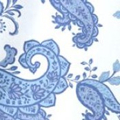 pale blue paisley