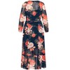 Women's Plus Size Sadie Maxi Dress - navy | CITY CHIC - 4 of 4