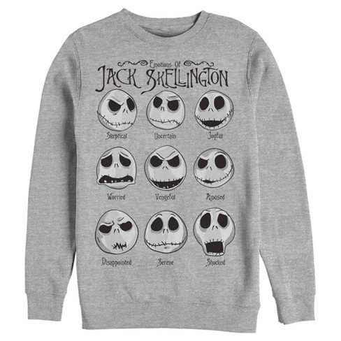 Disney Nightmare Before Christmas Men's Christmas Sweater with Long  Sleeves, Sizes S-3XL 