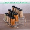 Unique Bargains Acrylic Seasoning Kitchen Countertop Cabinet Pantry Cupboard Spice Rack Clear - 2 of 3