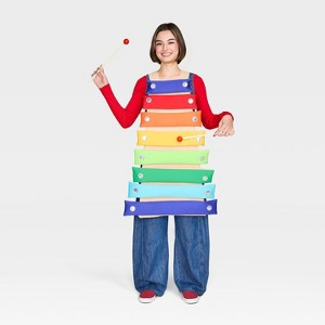 Kids' + Adult Humor Xylophone Costume Sandwich Board - Hyde and EEK! Boutique™ OSFM - 1 of 3