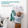 LunaLulinlk Wall Mounted Coat Rack - Robust Wooden Bag Hooks with Photo Frame - Decorative Wood Racks Ideal Space Design - 3 of 4