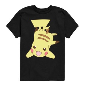 Boys' - Pokémon - Pikachu Red Cheeks Short Sleeve Graphic T-Shirt - 1 of 4