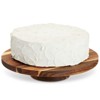 Juvale Acacia Wood Cake Stand for Display Cakes, Appetizers and Desserts, 12.75 in - 3 of 4