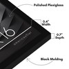 Americanflat 11x16 Picture Frame  - Streamline Collection - Thin Border Picture Frame for Wall Display - Hanging Hardware Included - Black - 3 of 4