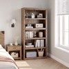 5-Tier Wooden Bookshelf, 67.4" Display Bookcase with 5 Shelves for Home Office, Living Room & Bedroom Storage & Organization - 3 of 4