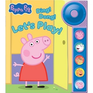 Peppa Pig - Ding! Dong! Let's Play! Doorbell Sound Book (Board Book) - 1 of 4