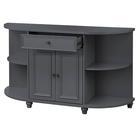 Extra Tall Cabinet Charcoal Gray - Buylateral : Target