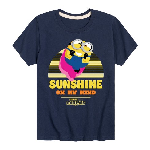 Boys' Despicable Me Minion Sunshine On My Mind Short Sleeve Graphic T ...