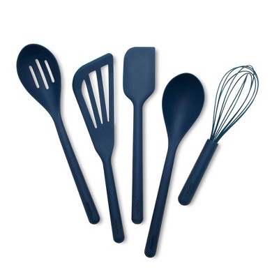 GreenPan 5pc Platinum Silicone Tools Utensil Set