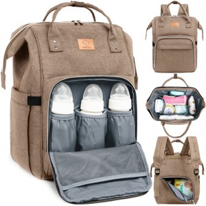 KeaBabies Original Diaper Bag Backpack, Multi Functional, Water-resistant, Large Baby Bags for Girls, Boys - 1 of 4