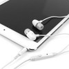 INSTEN 3.5mm In-Ear Stereo Headset w/ On-off & Mic , White - 2 of 4