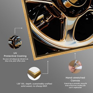 Notoriart Elegant Steering Wheel Car Wall Art Framed - 1 of 4