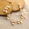 SOHI Women's Pearl White The Medium Riviera Collar Necklace - 3 of 4
