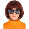 HalloweenCostumes.com One Size Fits Most Women Women's Velma Scooby Doo Wig, Brown - 2 of 4