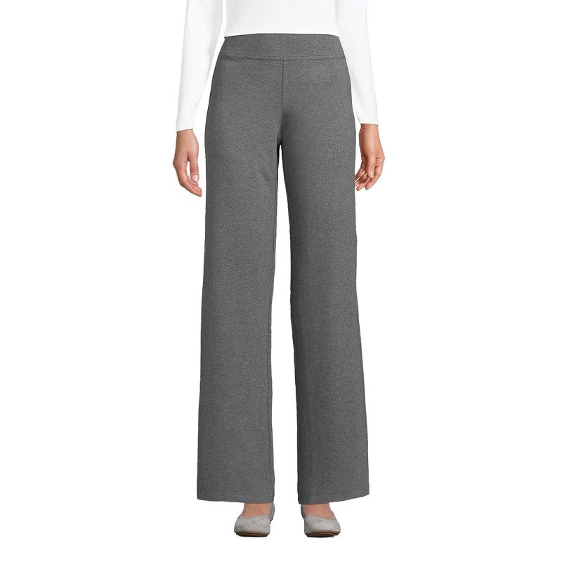 Lands' End Women's Starfish High Rise Wide Leg Pants, 1 of 6