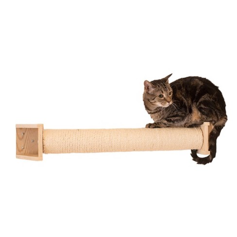 SmartyKat Playful Post Carpet Cat Scratching Post with Track Toy Base
