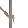 Northlight 10' Octagon Outdoor Patio Off-Set Umbrella with Hand Crank - Blue - 4 of 4