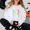 Simply Sage Market Three Skeletons Dancing Neon Sweatshirt - 2 of 4