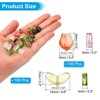 Unique Bargains Craft Embellishments Tulip Flower Crystal Glass Beads 200 Pcs - 2 of 4
