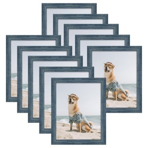 Golden State Art 8x10 MDF Picture Frame 0.71 Inch Thickness for 5x7 Picture - Pack of 10 - 1 of 4