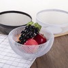 Metal Wire Woven Fruit Storage Bowl Basket for Kitchen, Large Black Mesh Fruit Stand, for Apple, Pineapple, Banana, Orange, Lemon, Pear (White) - 4 of 4