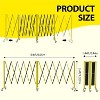 Metal Expandable Barricade，Retractable Traffic Fence With Casters, Portable Barricade Gate for Construction Area, Traffic Control, Cordon - 2 of 4