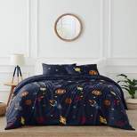 Navy Space Galaxy Comforter Set (Full/Queen) - Sweet Jojo Designs