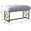 TiramisuBest Modern Lift Top Storage Bench with Pull-out Bed 1pc Dark Blue Velvet Tufted Solid Wood Furniture--Dark Blue - 3 of 4