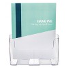Deflecto DocuHolder for Countertop or Wall Mount Use 9 1/4w x 3 3/4d x 10 3/4 Clear 77001 - 3 of 4