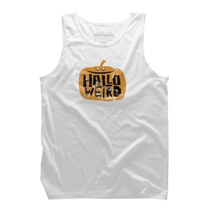 Men's Design By Humans Halloween Halloweird By Spindriftdesigns Tank Top - 1 of 2