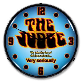 Collectable Sign & Clock | GTO The Judge LED Wall Clock Retro/Vintage, Lighted
