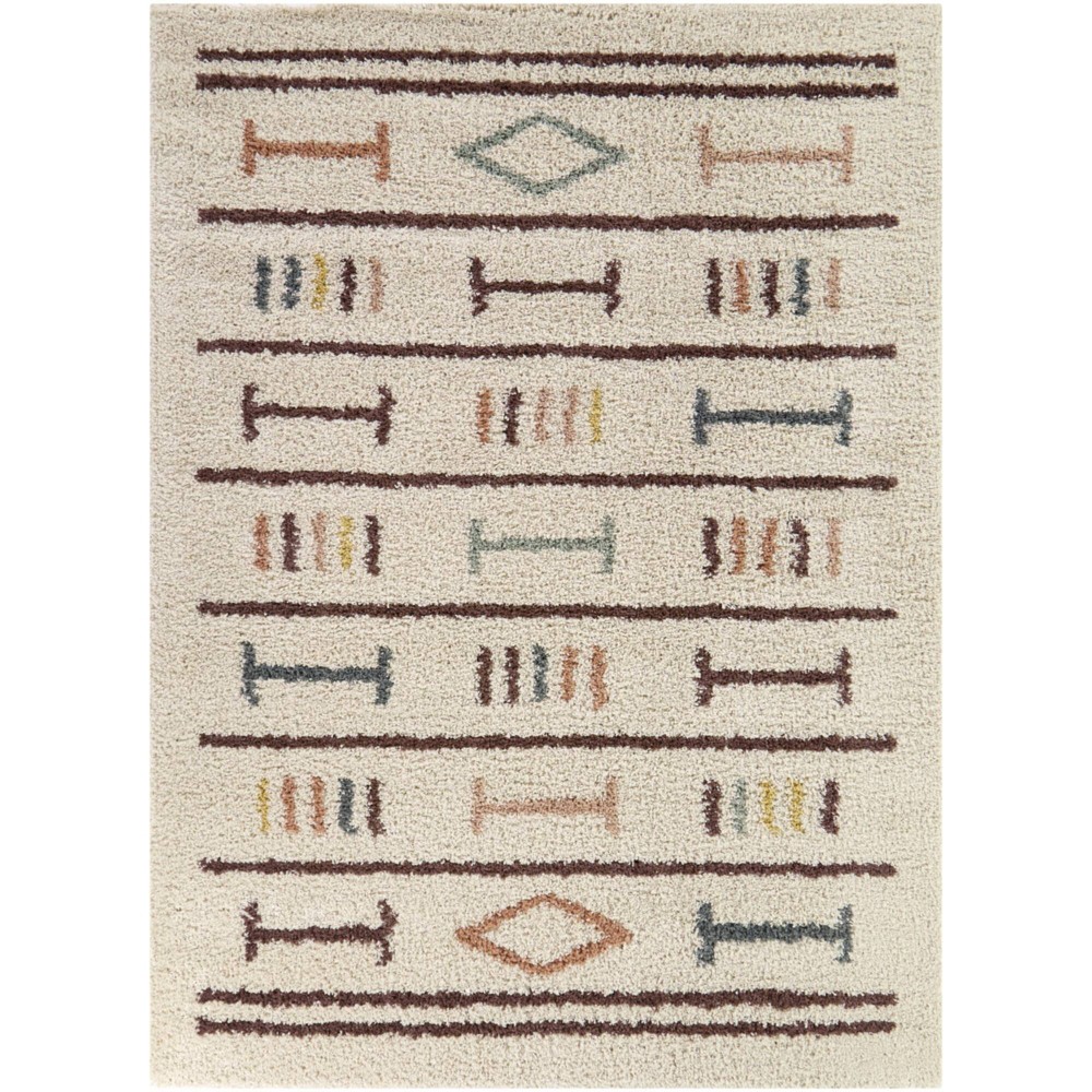 Photos - Area Rug Balta Rugs 7'10"x10' Volmer Geometric Plush Teen Rug Cream