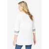 Woman Within Plus Size Embroidered Knit Tunic - 3 of 4