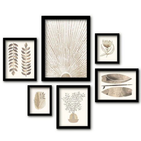 6-Piece Wood Gallery Frame Set