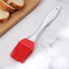 Unique Bargains Basting Brush 20g Small Crystal Handle Brush Color Block Dishwasher Safe Silicone PP 6.89"x1.26" 1Pcs - 2 of 4