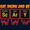 Men's Design By Humans Funny Periodic Element Chemistry Halloween Science By Luckyst Tank Top - 2 of 3