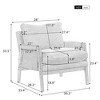 Ridstar Accent Chair, Armchairs For Living Room, Bedroom & Studio-Red - 4 of 4