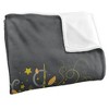 Harry Potter Watercolor Hufflepuff Crest Silky Touch Super Soft Throw Blanket 36" x 58" - 3 of 4
